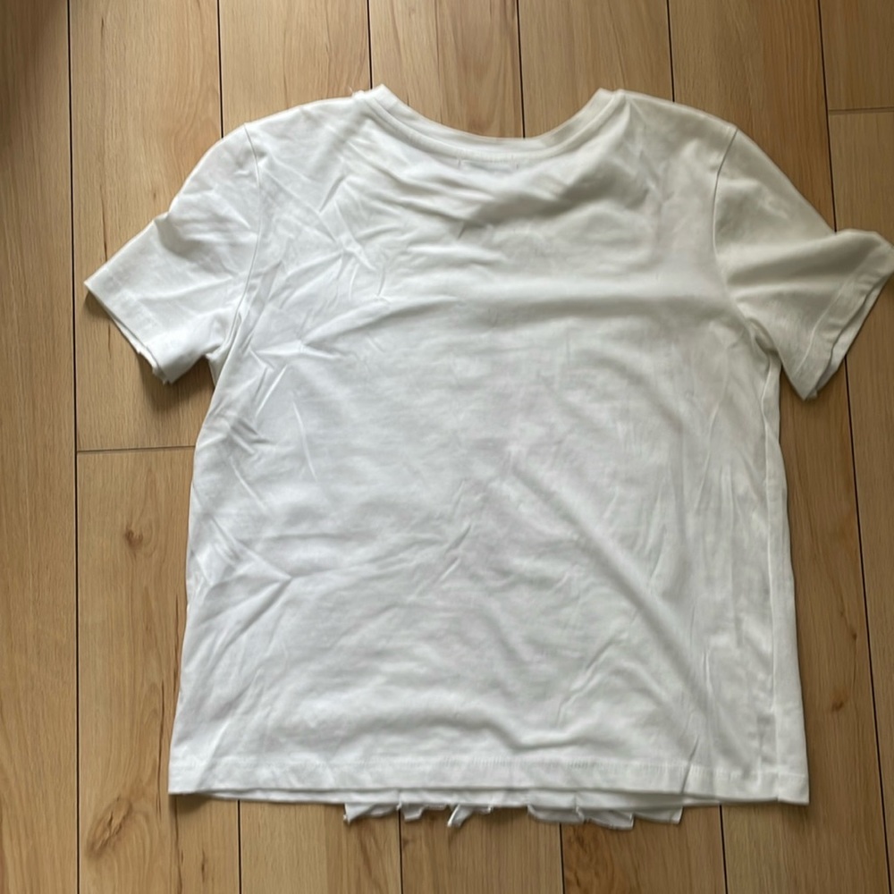 Zara Ruffle T- Shirt - Picture 2 of 3